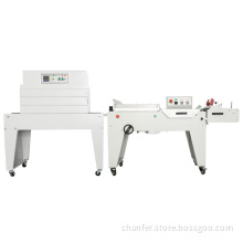 L-type sealer heat sealing and Shrink tunnel packager